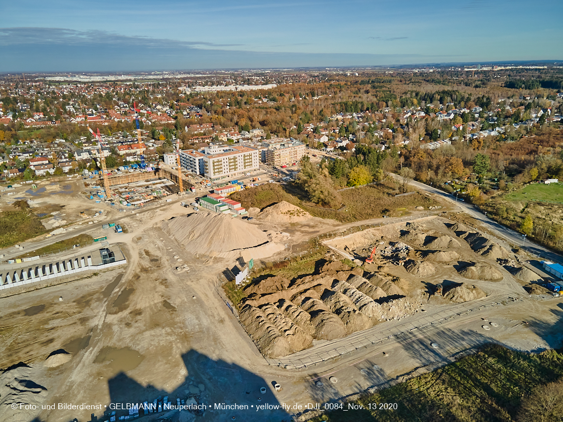13.11.2020 - Piederstorfer Gelände und Alexisqaurtier am Karl-Marx-Ring in Neuperlach